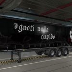 Skin for Volvo FH16 2012 and trailers Gothic Woman 1.40