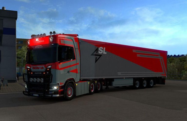 SL LOGISTIC TRANSPORT SCANIA S v 1.0 - Allmods.net