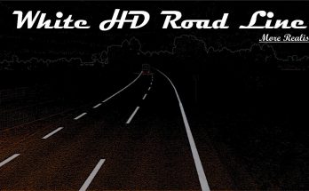 White/Yellow HD Road Narrow v1.0
