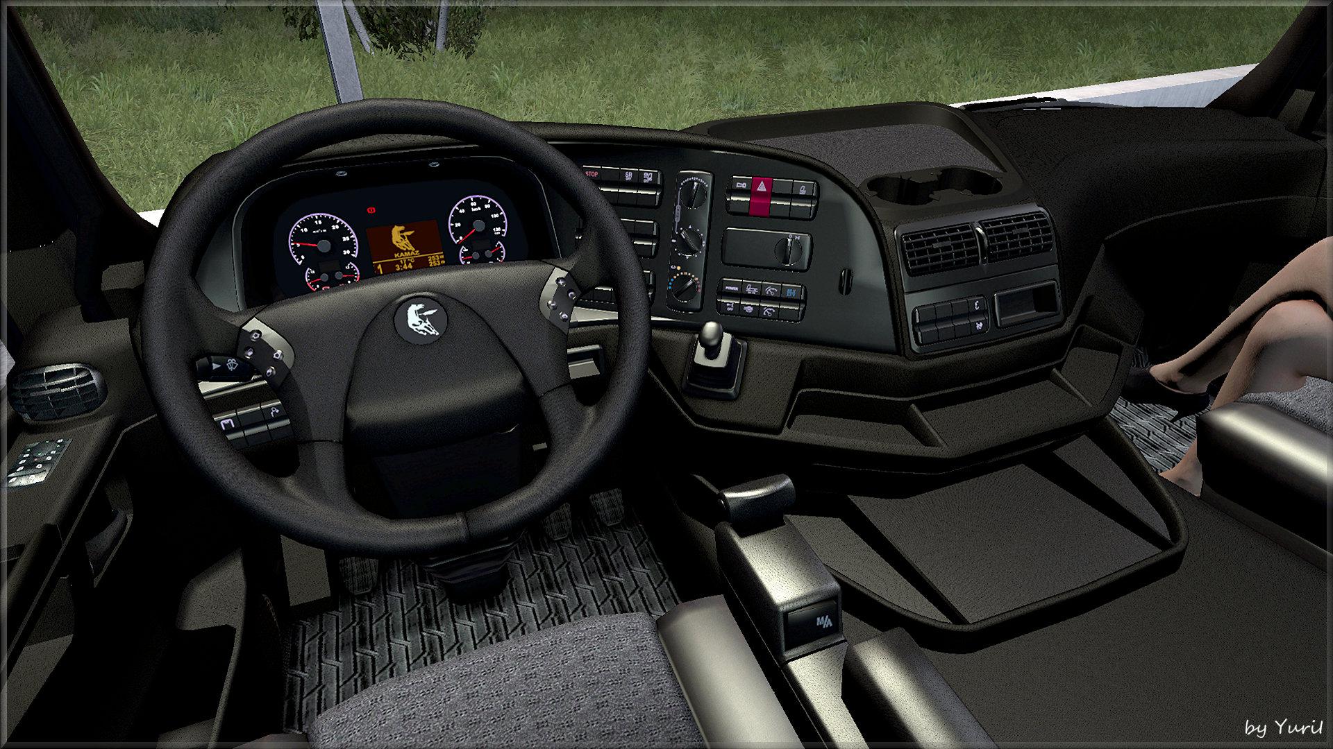 Камаз салон нео тюнинг Dark Interior Kamaz 5490 neo v 0.9 - Allmods.net