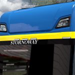 Fully painted stock sunshields for Scania Next-Gen v1.0