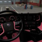 Pink Interior for Scania 2016 1.40