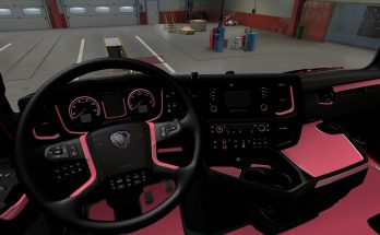 Pink Interior for Scania 2016 1.40