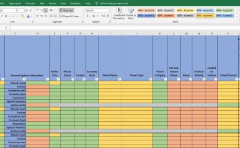 NMS Information Tracking Spreadsheet