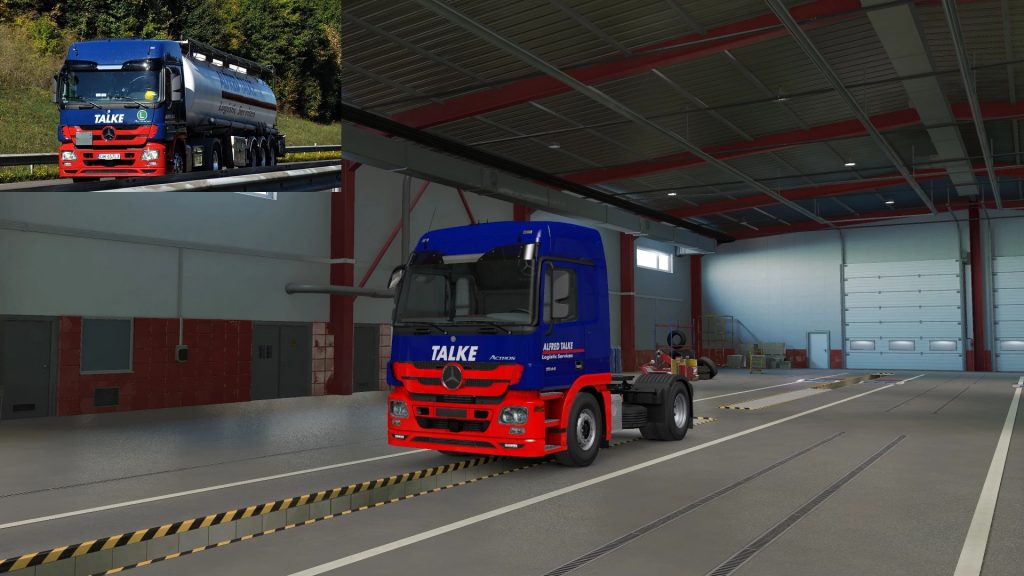 Alfred Talke Skin for Schumi's Mercedes Benz Actros MP3 1.40