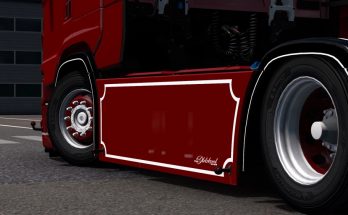 Old-School sideskirts for Scania Next-Gen 1.40