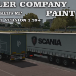 Trailer Company Paint Job for TruckersMP v1.0