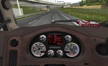 Custom dashboard for DAF XF 105 v1.2 1.39