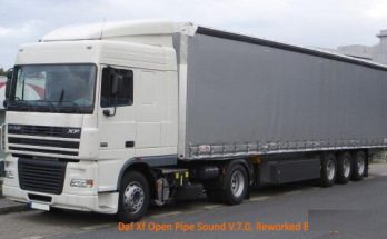 Daf Xf Open Pipe Sound Reworked v7.0