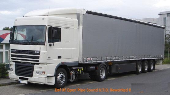Daf Xf Open Pipe Sound Reworked v7.0