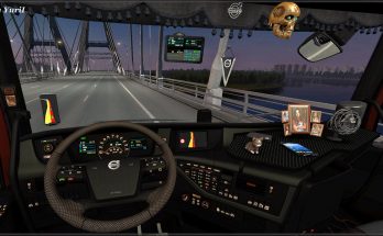 Dark Interior Volvo FH16 2012 v0.9