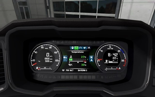 Scania S Next Gen Dashboard computer update for 1.40