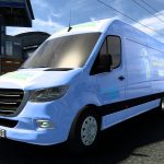 SKIN MERCEDES-BENZ SPRINTER 2021 COVID-19 ETS2 AND ATS 1.40