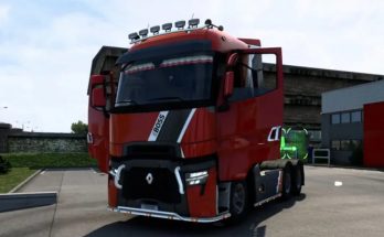 Animated Doors New Renault T - ETS2 1.40.x