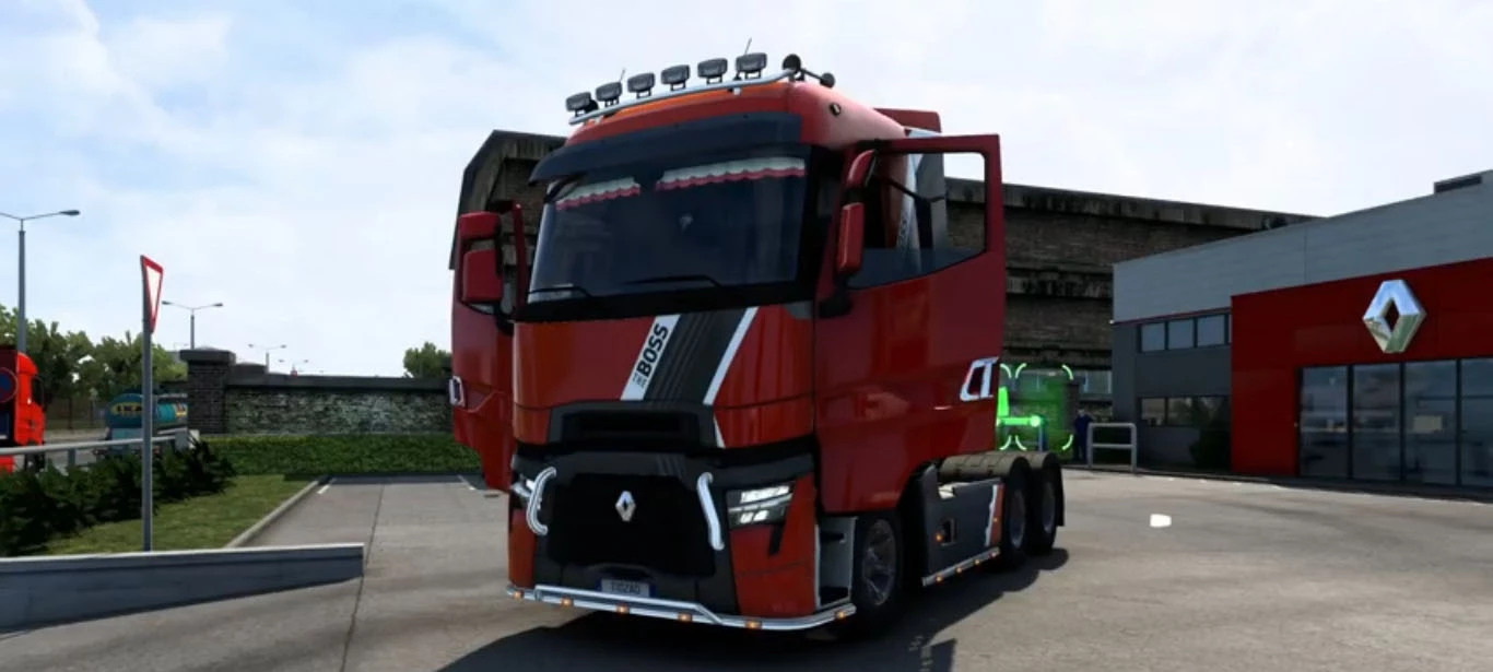 Animated Doors New Renault T ETS2 1.40.x