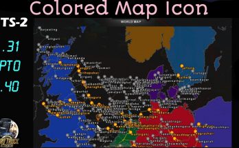 Colored Map Icon 1.40