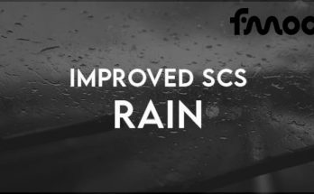 Improved SCS Rain v1.0 ETS2 1.40