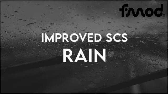 Improved SCS Rain v1.0 ETS2 1.40