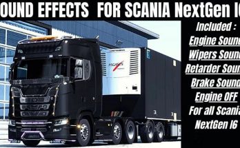 New Sound Effects for NEXTGen Scania ETS2 1.40