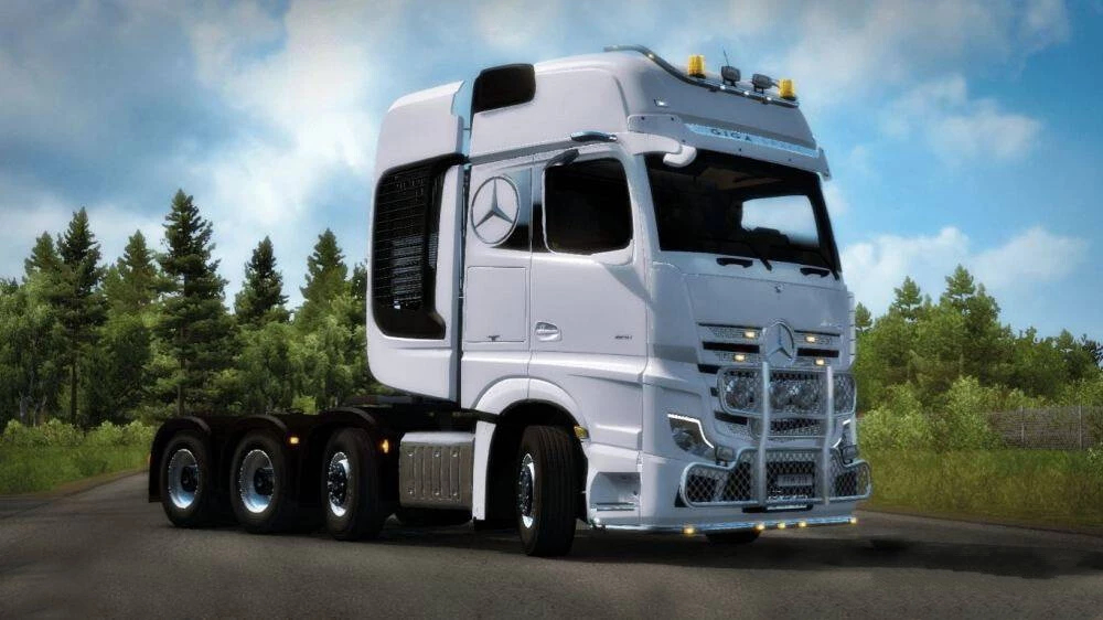 Realistic Mercedes Actros MP4-MP5 Sound Mod 1.40
