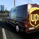 SKIN VOLKSWAGEN CRAFTER ETS2 AND ATS UPS 1.40