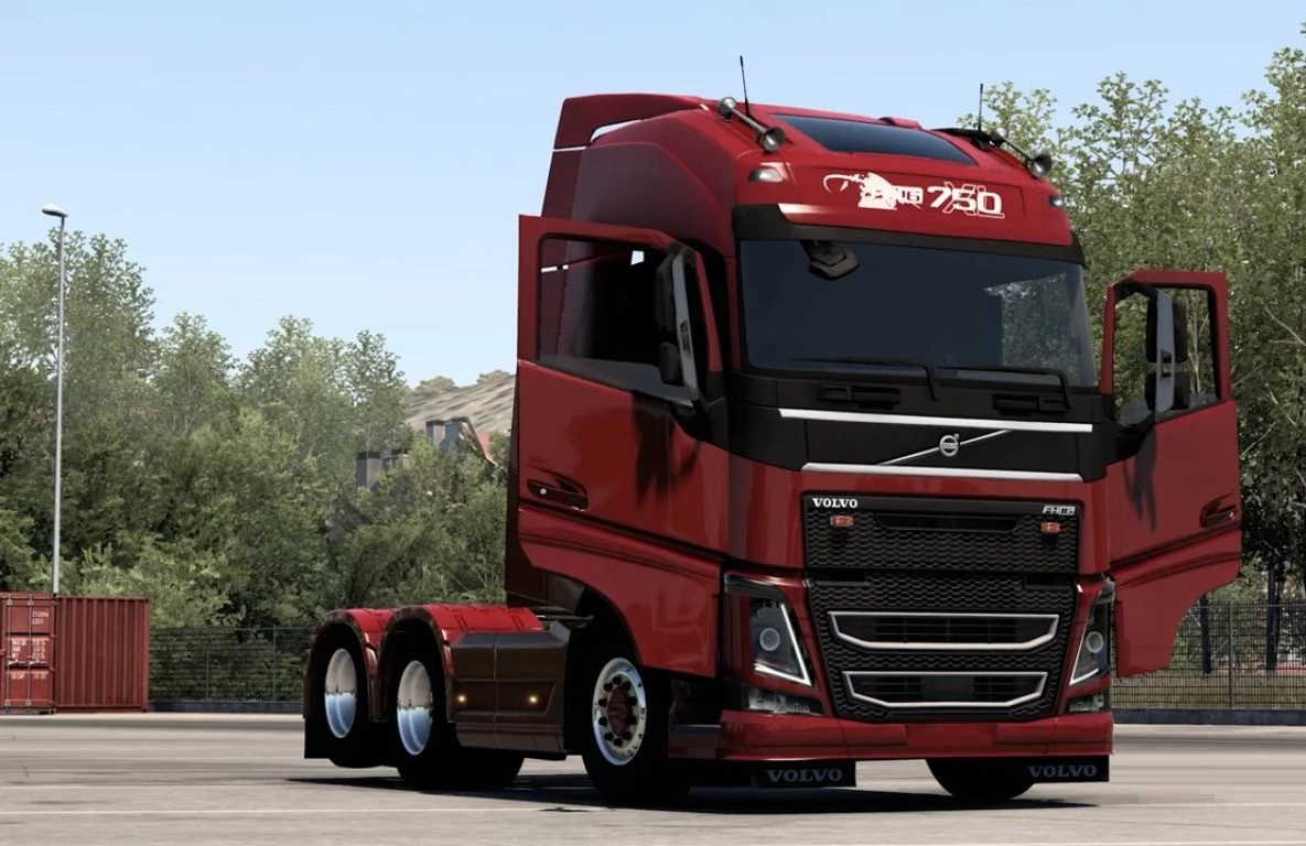 Volvo Animated Doors ETS2 1.40.x