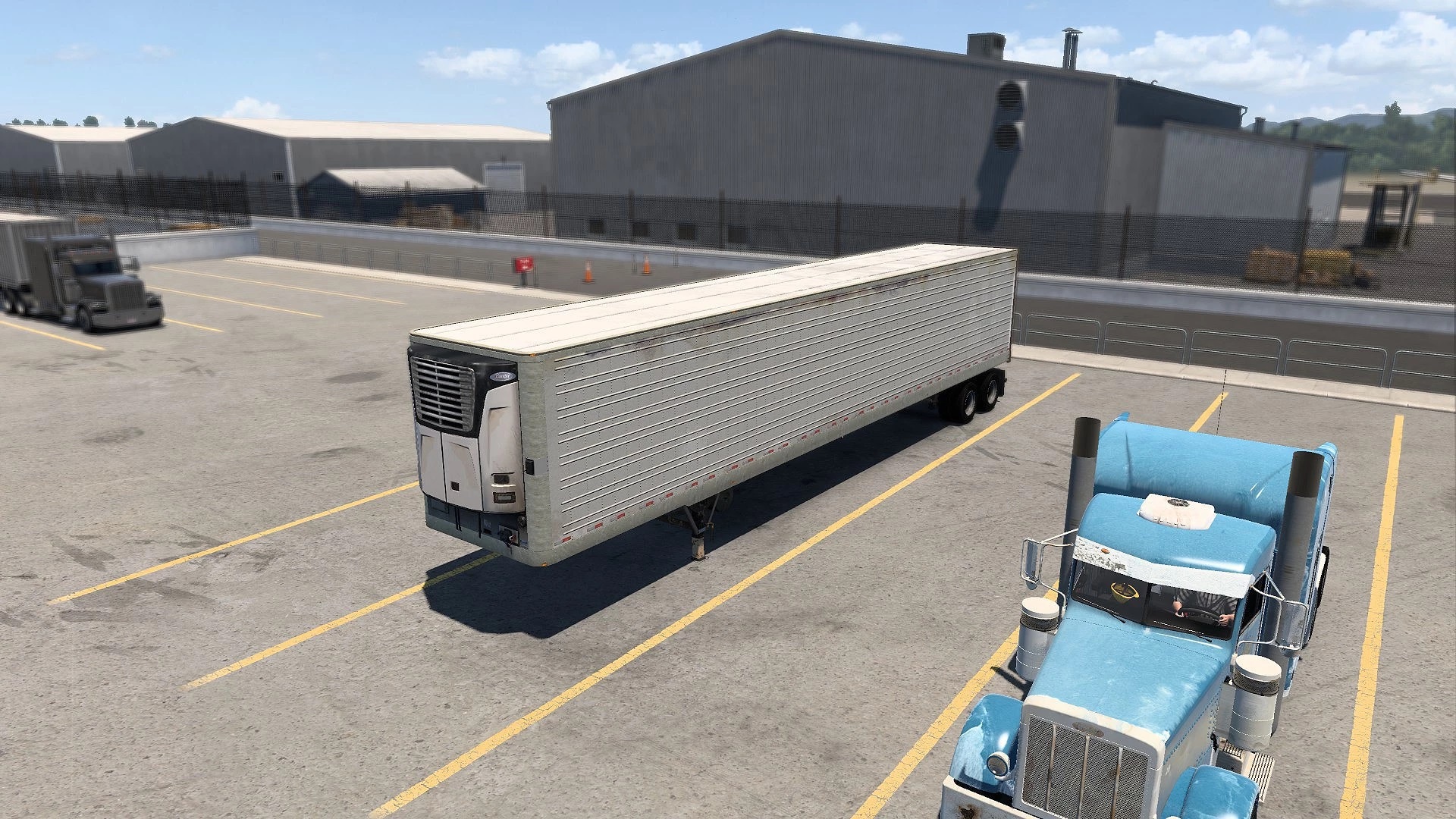 Трейлер 0.27 0. SCS Box Trailer. SCS Box Trailer ETS. ATS SCS Box Trailer Skin. American Truck Simulator прицепы.