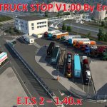 European Truck Stops V1.00 By Ernst Veliz ETS2 1.40.x