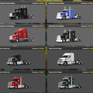 American truck pack for ETS2 RB FINAL 1.45 - 1.46 - Allmods.net