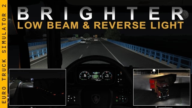Brighter Low Beam & Reverse Lights v1.0