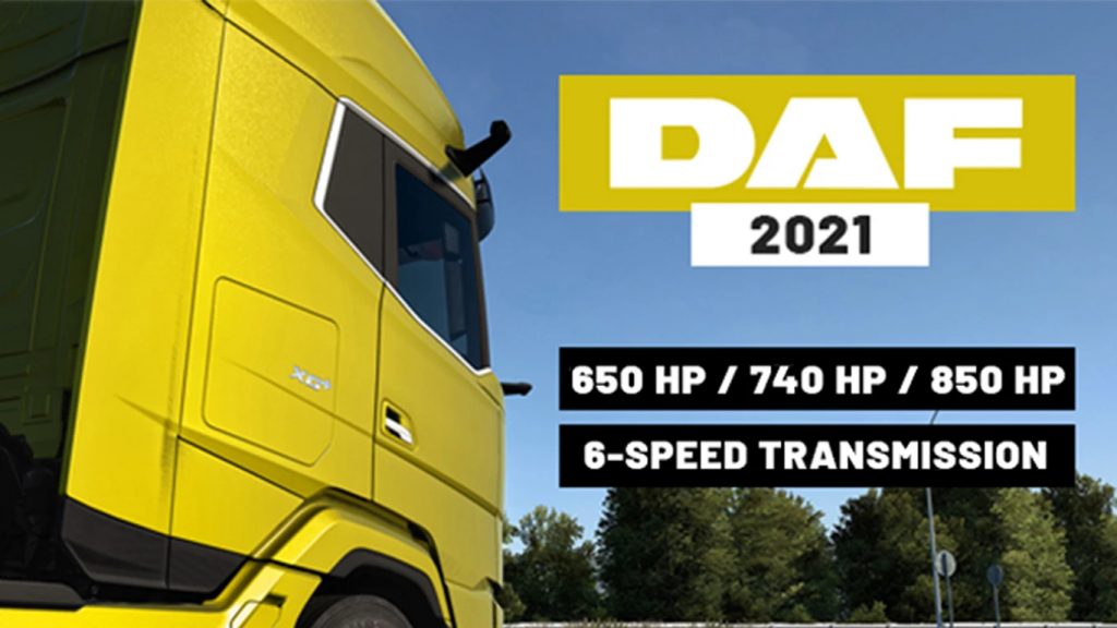 DAF 2021 XG/XG+ more engines + 6-speed transmissions v1.0