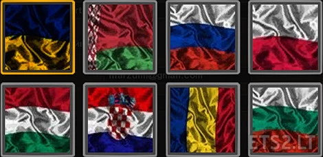 East Europe Flag Logos v 1.0