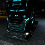 Glowing tuning for Scania S 2016 v1.0