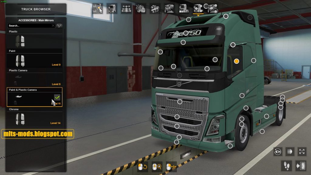 MIRROR CAM FOR ALL TRUCK by MLT (Mulitplayer Compatible) v0.1