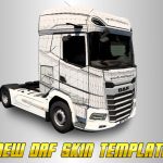 New DAF XG Skin Template MLT v0.1