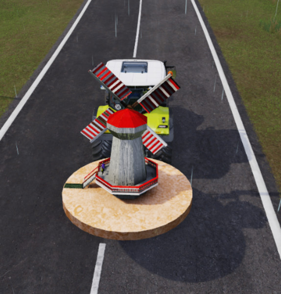 Windmill for you garden (placeable / transportable) v 1.0