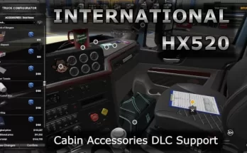 INTERNATIONAL HX520 CABIN ACCESSORIES DLC SUPPORT V1.0