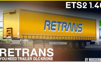 Trailer Krone Profiliner [ReTrans] - ETS2 1.40