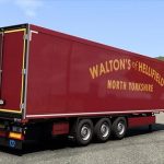 Waltons of Hellifield Scania S & Trailer Paint Job v1.0