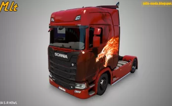 HOWL skin for Scania S and Scania R by MLT v0.1