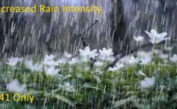 Increased Rain Intensity 1.41