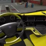 Scania R2009 Yellow - Black Interior 1.41.x