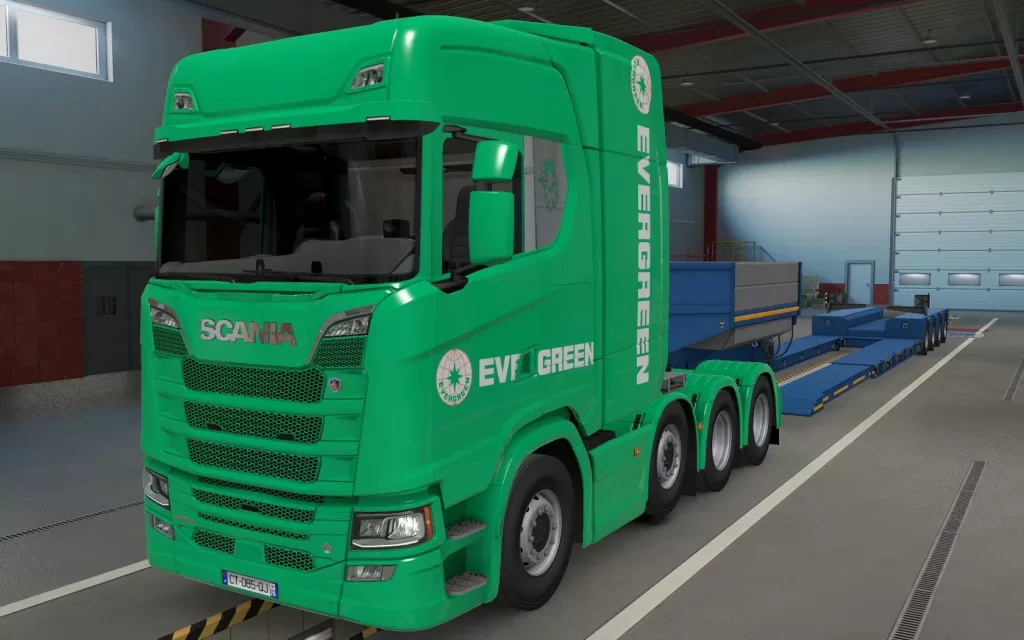 SKIN SCANIA S 2016 8X4 EVERGREEN GREEN 1.41