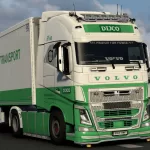 Volvo FH13 Dijco Transportes skin v1.0