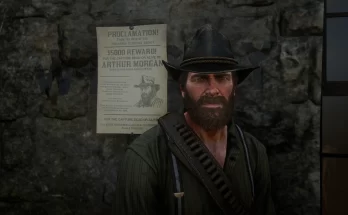 Arthur Morgan Bounty Poster