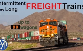 INTERMITTENT VERY LONG FREIGHT TRAINS (UP TO 99 WAGONS) 1.41