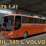 Comil 345 L Volvo 6x2 ATS e ETS2 1.41
