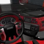 DAF E6 Red Wood Interior 1.41.x