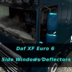 DAF XF Euro 6 Windows Side Deflectors 1.41.x