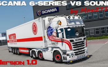 SCANIA 6-series DC16 V8 sound by Max2712 v1.0